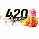 Табак для кальяна 420 Light Бананово клубничное мороженое 40 гр. Фото.
